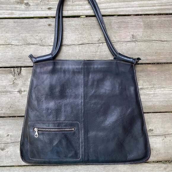 Vintage Christopher Kon Purse Handbag Black - Picture 2 of 10